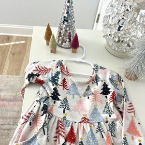 Hanna Anderson Christmas Tree Twirl Dress